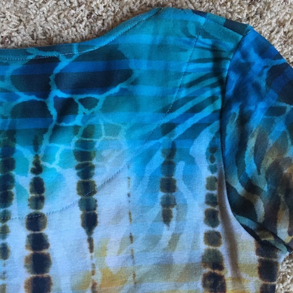 Impulse California 3/4 Sleeve Top Bejeweled SMALL - Picture 8 of 11